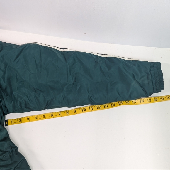 Vintage Adidas Winter Jacket, 90's Adidas 3 Stripe Big Logo Parka Coat - Picture 7 of 15